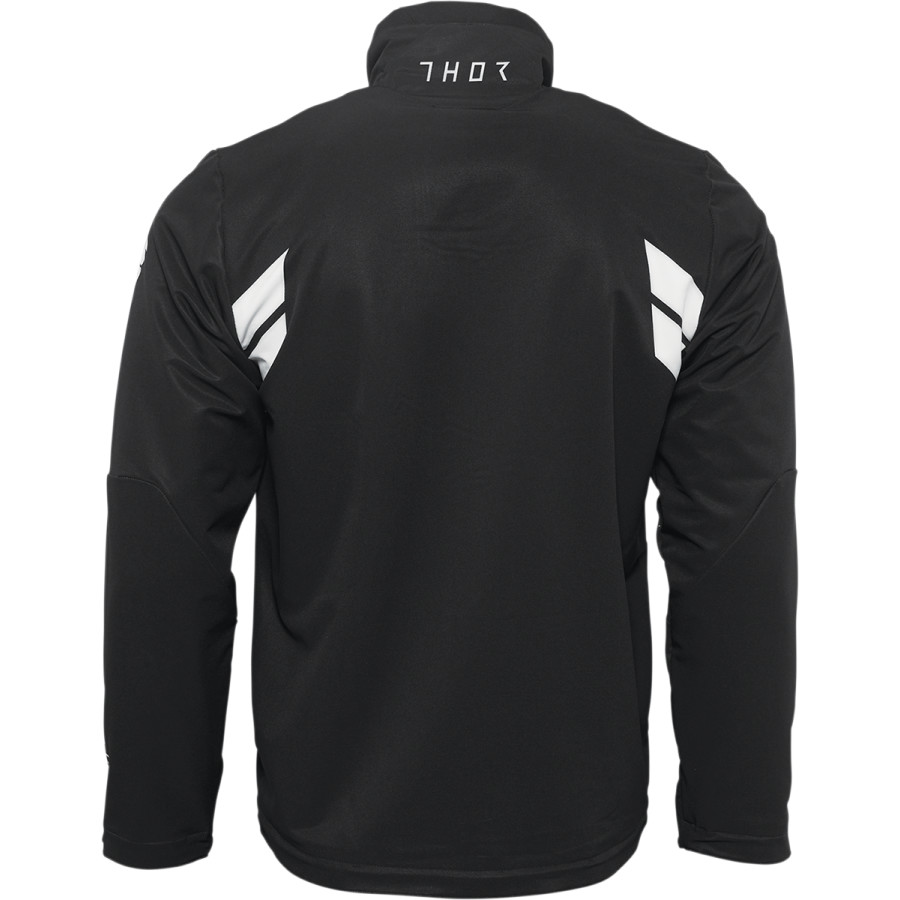 Ендуро яке THOR WARM UP JACKET BLACK/WHITE — снимка 2