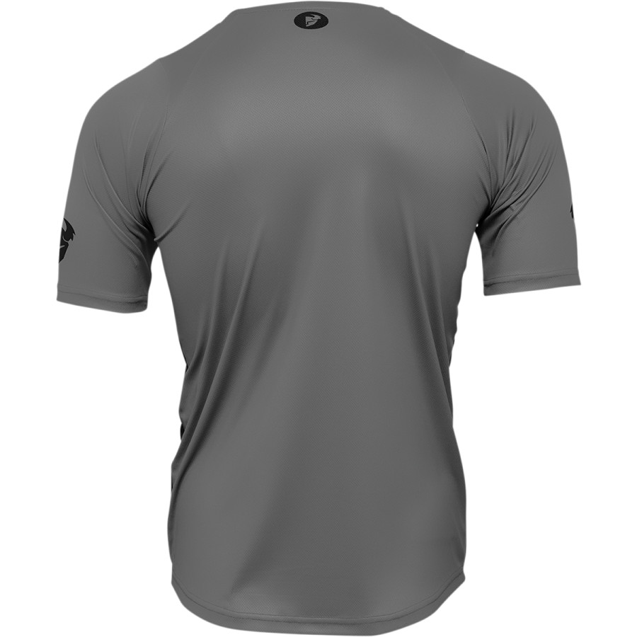Вело джърси THOR ASSIST REACT SHORT SLEEVE GRAY/PURPLE — снимка 3