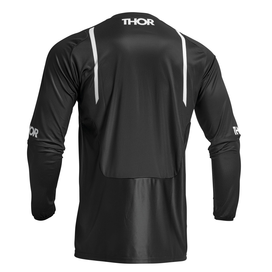 Мотокрос джърси THOR PULSE MONO BLACK/WHITE — снимка 2