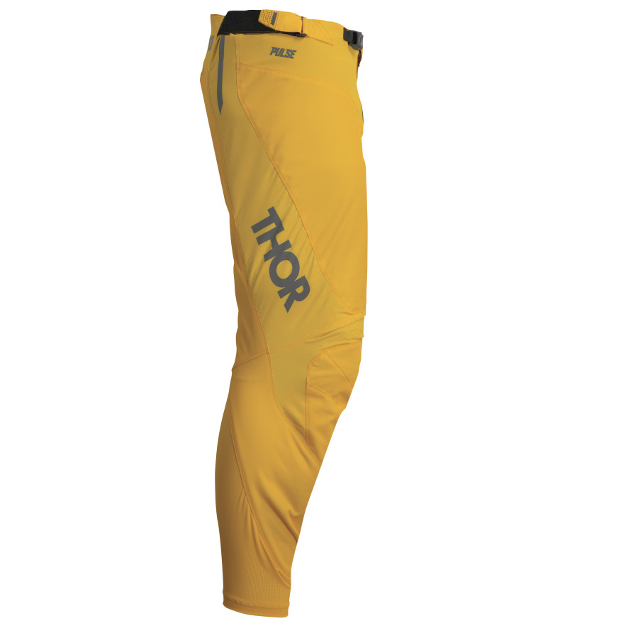 Мотокрос брич THOR PULSE MONO DARK GRAY/YELLOW — снимка 3