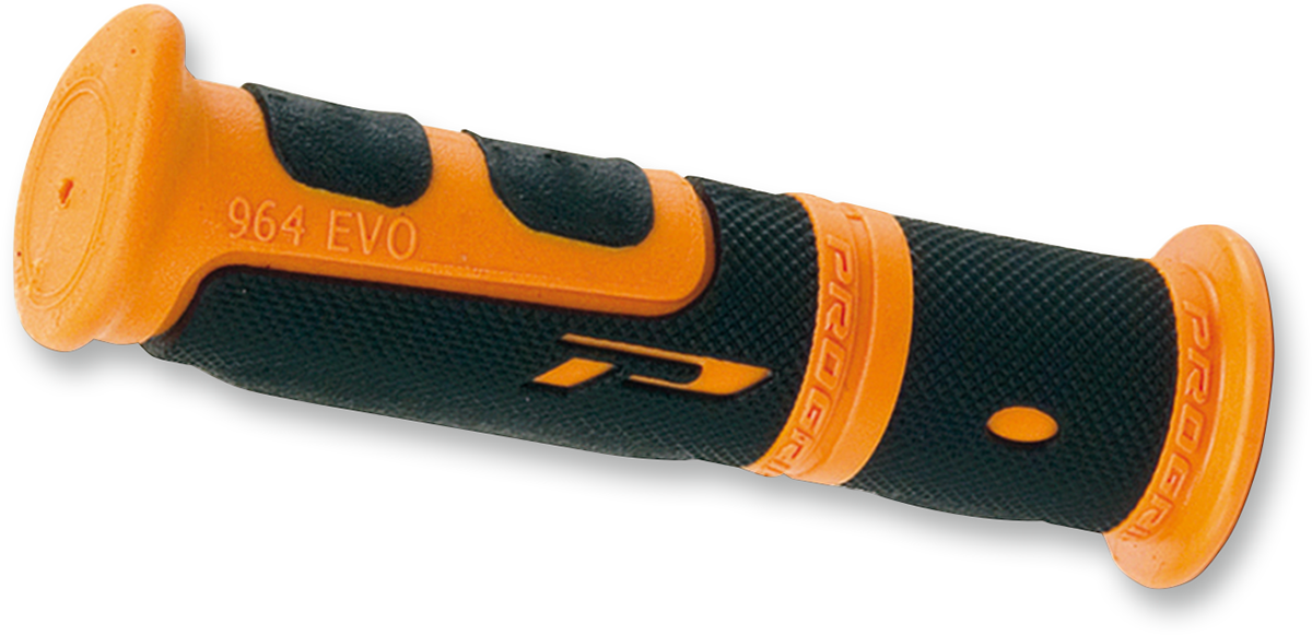 Мотокрос ръкохватки PROGRIP 964 ATV/JET DUAL ORANGE/BLACK — снимка 2