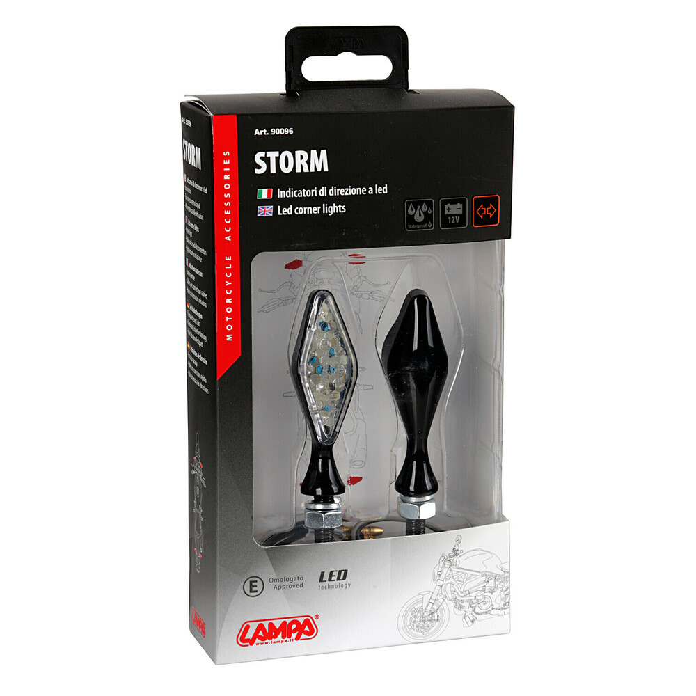 LED мигачи STORM BLACK- 90096 — снимка 4