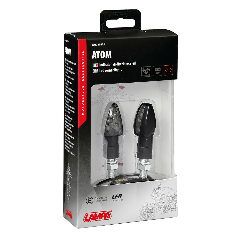 LED мигачи ATOM BLACK – 90101 — снимка 3