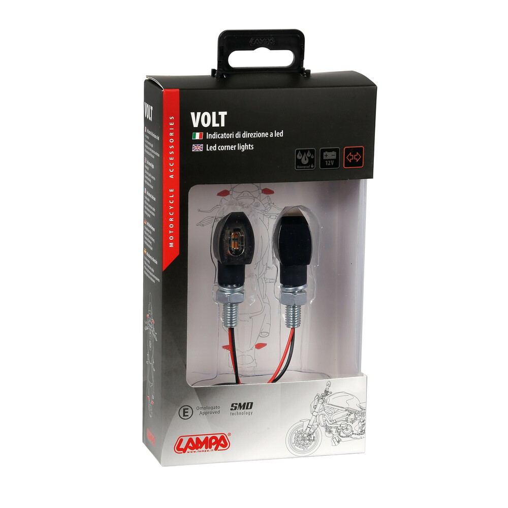 LED мото мигачи VOLT BLACK 90504 — снимка 3