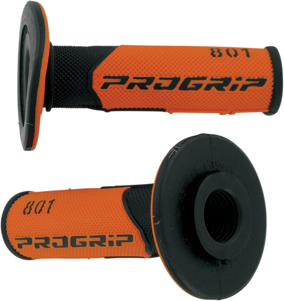 Мотокрос ръкохватки PROGRIP 801 Hybrid Duo-Density BLACK/ORANGE 