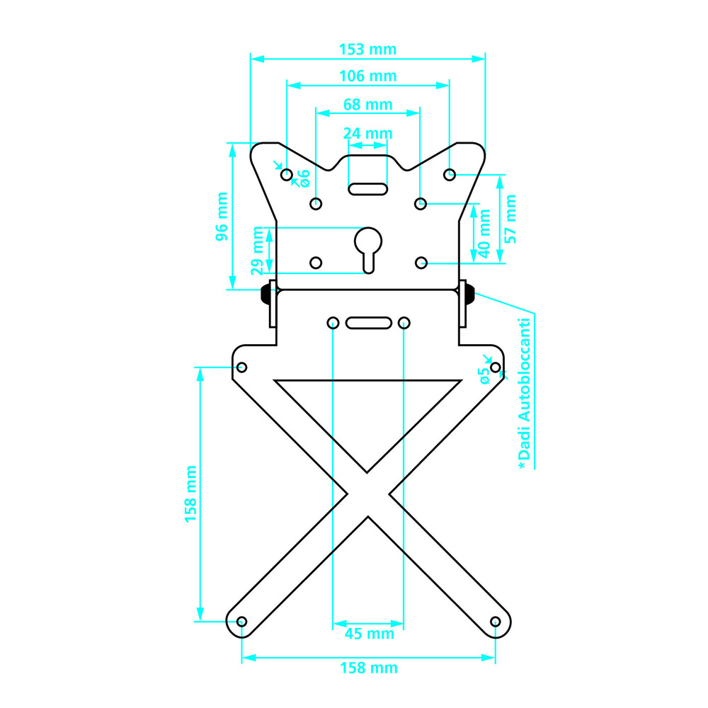 Стойка за номер – X-plate 90144 — снимка 5