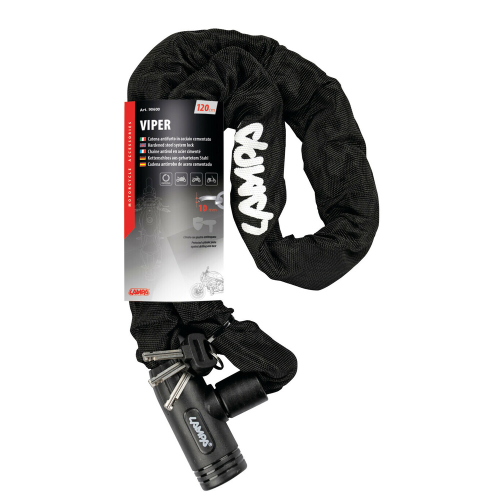 Заключващa мото верига – VIPER 90600 — снимка 4