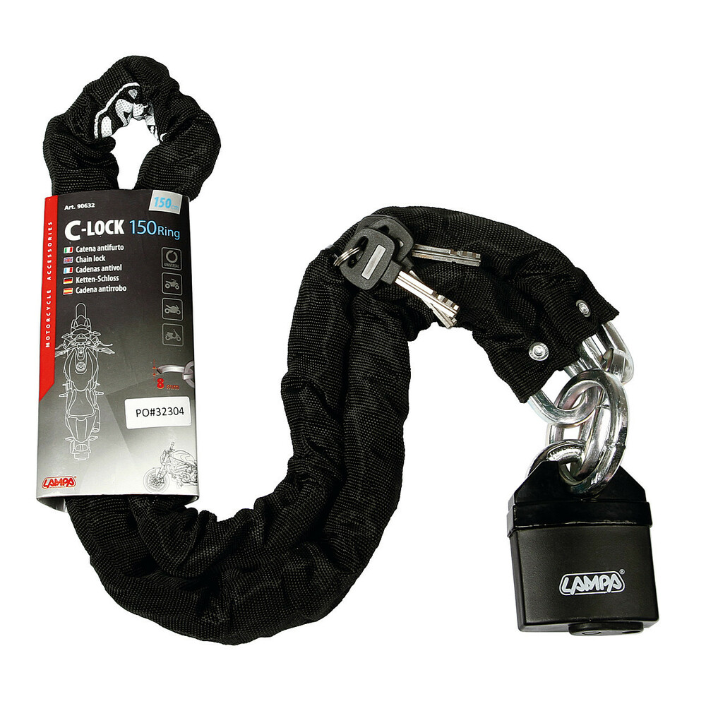 Заключващa мото верига – C-LOCK 150R 90632 — снимка 6
