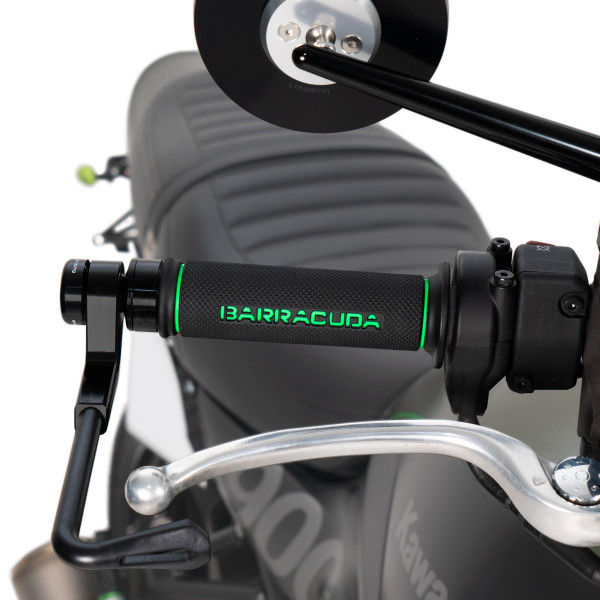 Мото ръкохватки BARRACUDA BASIC RACING GRIPS GREEN — снимка 2