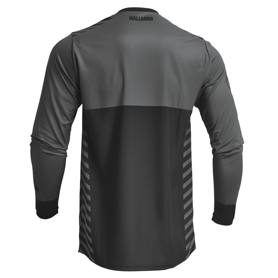 Мотокрос джърси THOR HALLMAN DIFFER SLICE CHARCOAL/BLACK — снимка 2