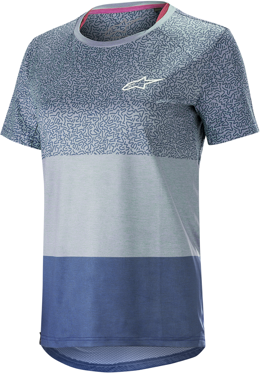 Дамско вело джърси ALPINESTARS Stella Alps 8 Short Sleeve BLUE