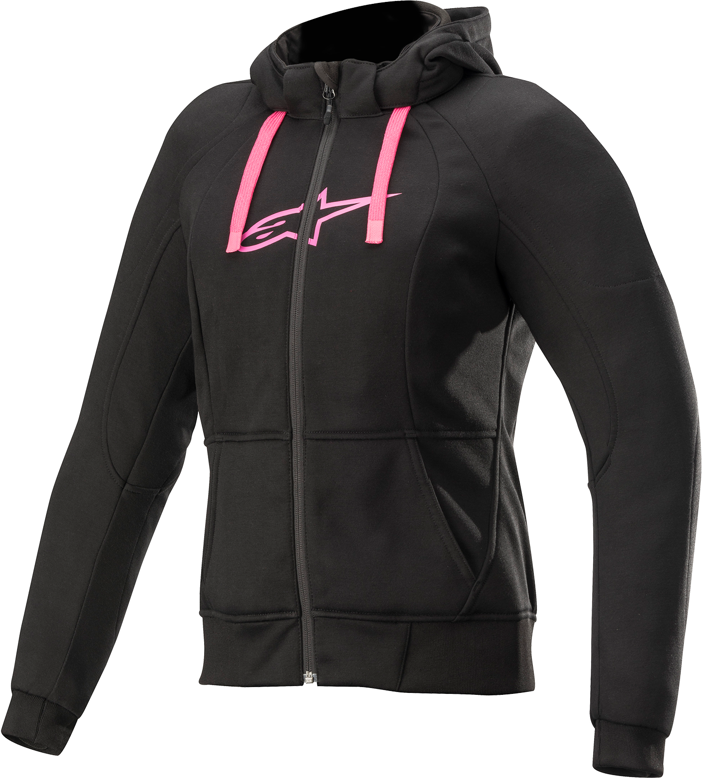 Дамски мото суичър ALPINESTARS Stella Chrome Sport Hoodie BLACK/PINK 1
