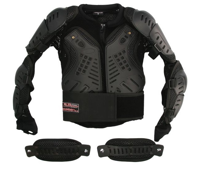 Детска мотокрос ризница ADRENALINE DEFENDER PPE BLACK
