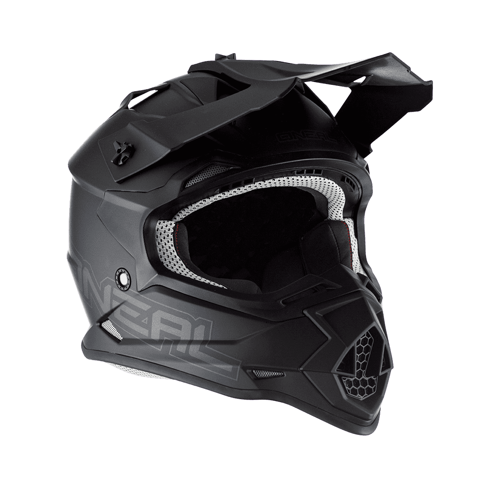 Мотокрос каска O'NEAL 2SERIES FLAT V.23 BLACK MATT — снимка 2