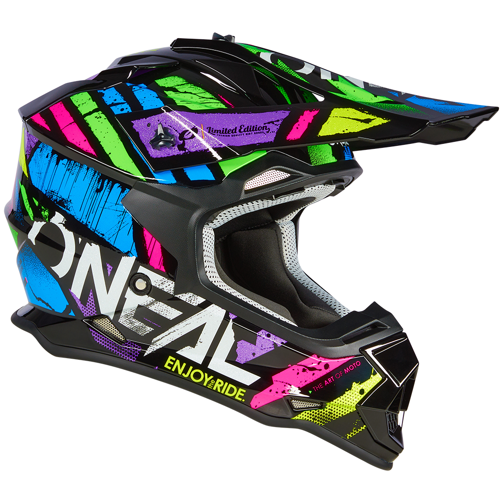 Мотокрос каска O'NEAL 2SERIES GLITCH V.23 MULTI — снимка 2