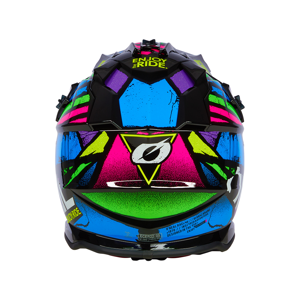 Мотокрос каска O'NEAL 2SERIES GLITCH V.23 MULTI — снимка 3