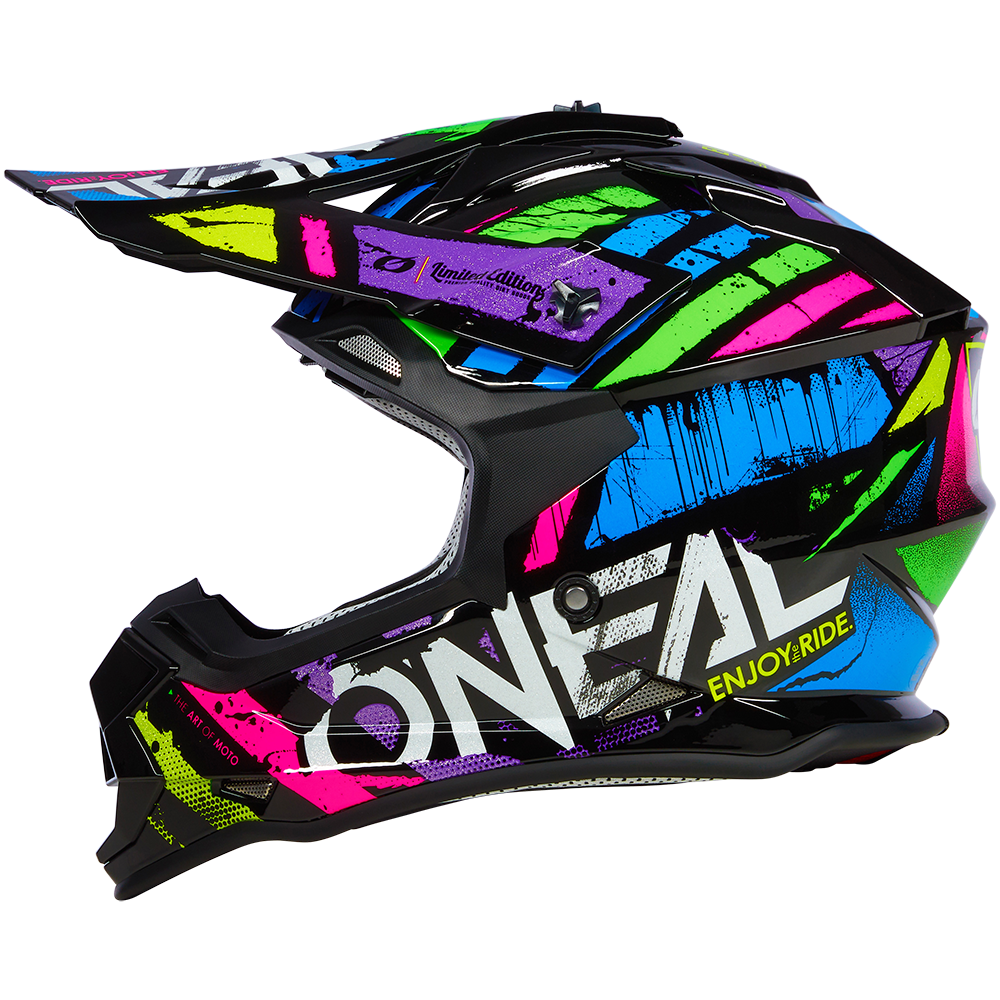 Мотокрос каска O'NEAL 2SERIES GLITCH V.23 MULTI — снимка 4