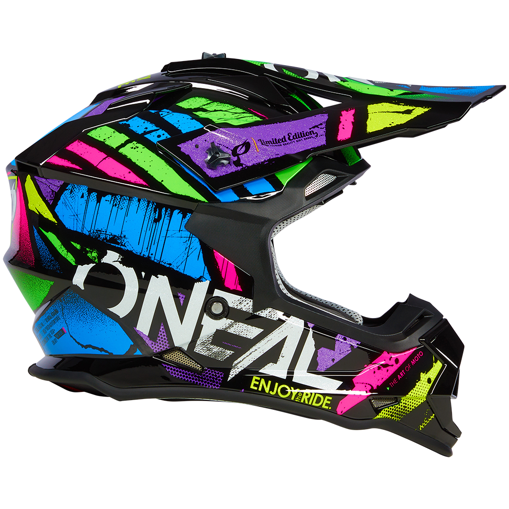 Мотокрос каска O'NEAL 2SERIES GLITCH V.23 MULTI — снимка 5