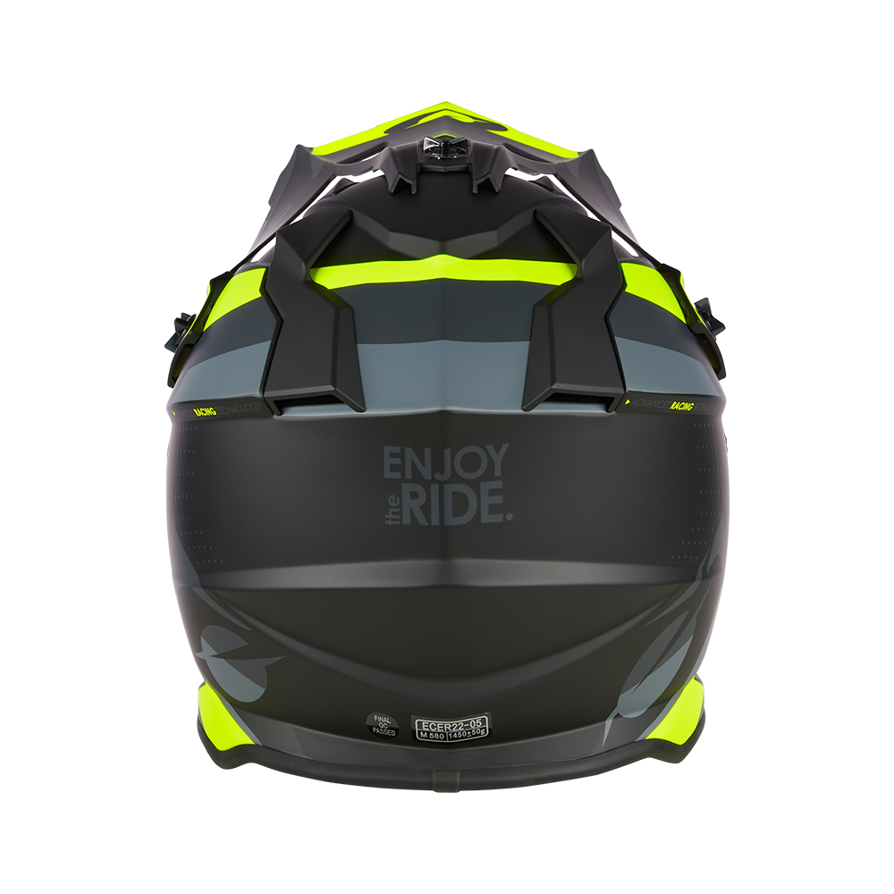 Мотокрос каска O'NEAL 2SERIES SPYDE V.23 BLACK/GRAY/NEON YELLOW — снимка 3