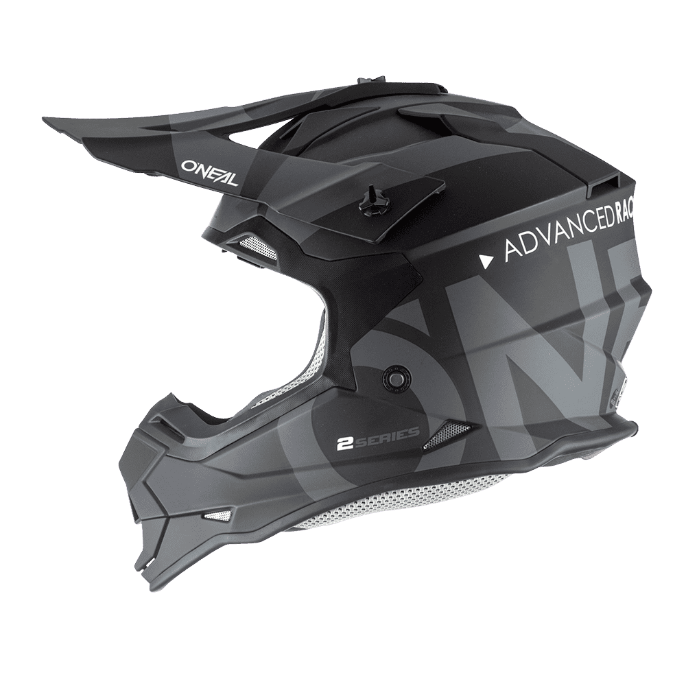 Мотокрос каска O'NEAL 2SERIES SLICK V.23 BLACK/GRAY — снимка 4