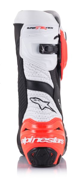 Ботуши ALPINESTARS SUPERTECH R VENTED BK/WHT/RED FLUO — снимка 3