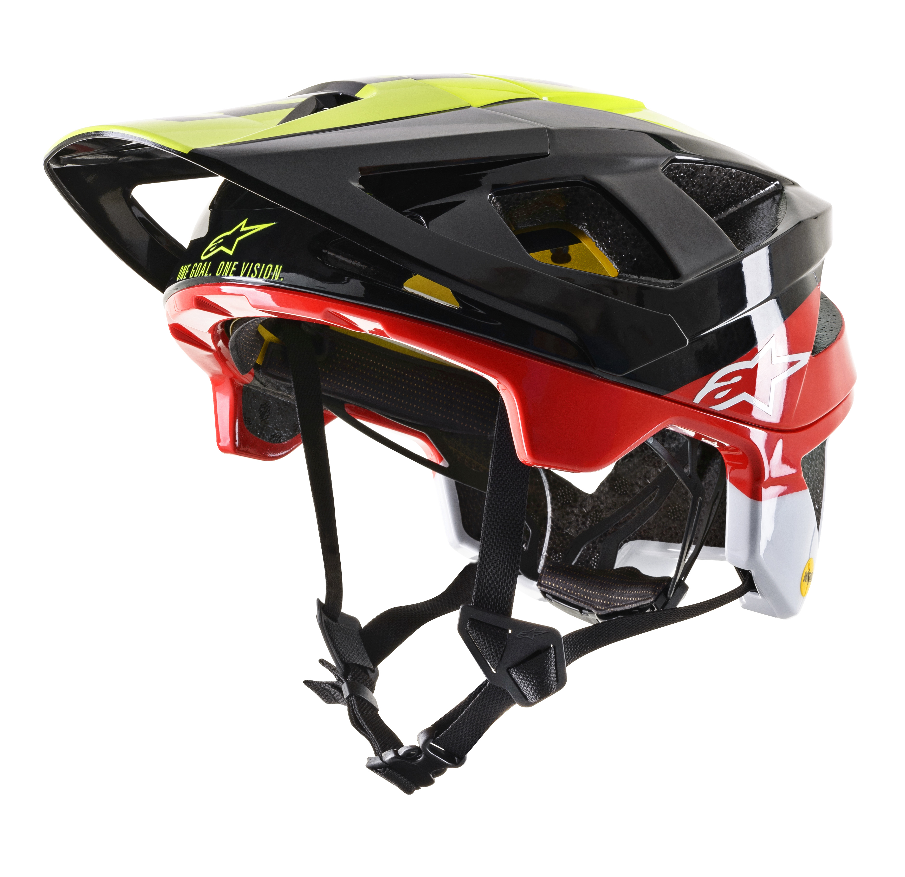 Вело каска ALPINESTARS Vector Tech MIPS® BLACK/YELLOW/RED
