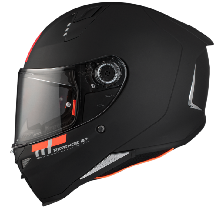 Каска MT REVENGE 2 S SOLID A1 MATT BLACK — снимка 3