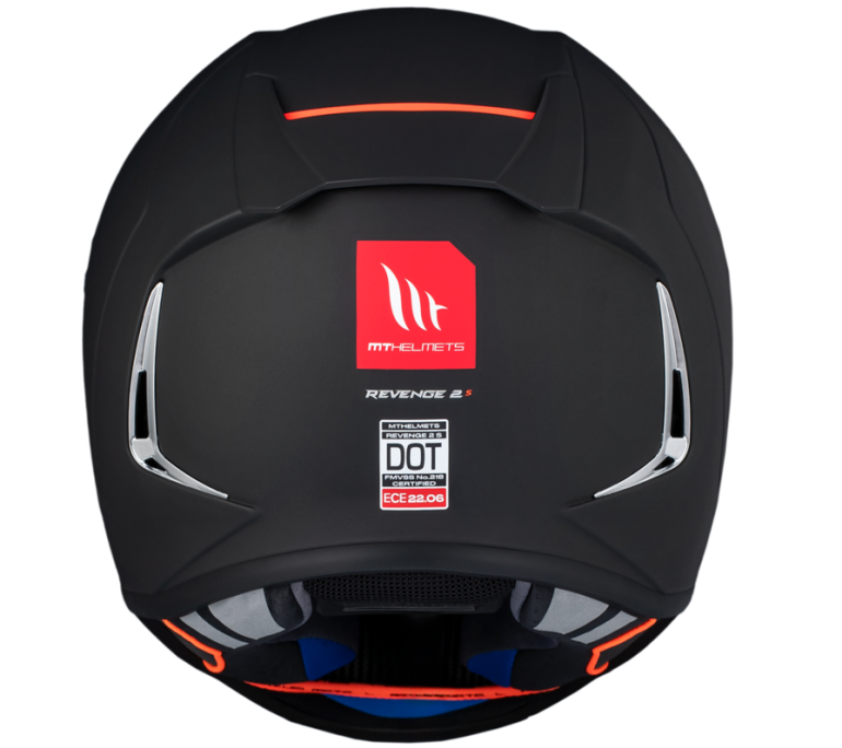 Каска MT REVENGE 2 S SOLID A1 MATT BLACK — снимка 6