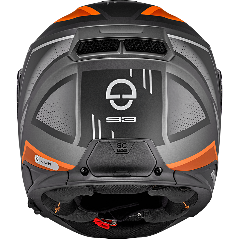 Каска SCHUBERTH S3 Storm Orange — снимка 2