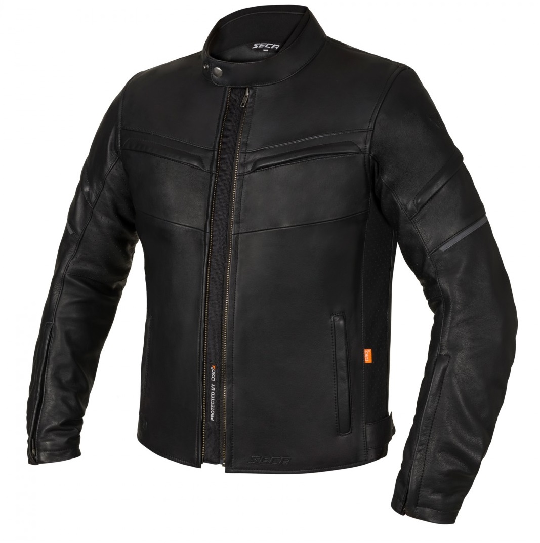 Кожено мото яке SECA DARKSIDE TFL BLACK — снимка 2