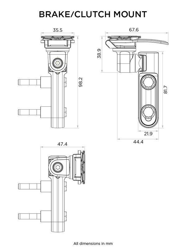 Система за монтаж QUAD LOCK Brake/Clutch Master Cylinder_6