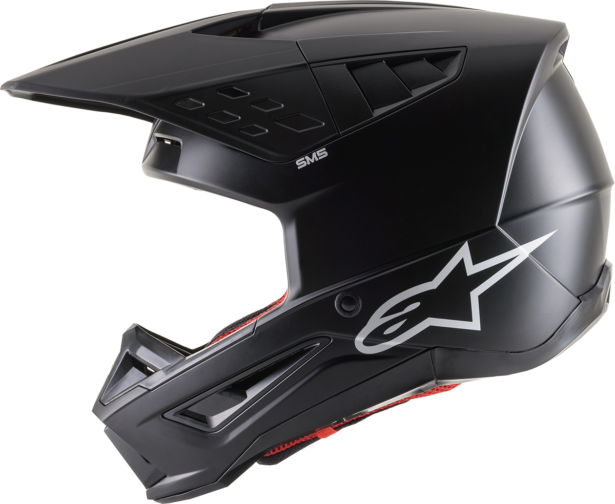 Мотокрос каска ALPINESTARS SM5 SOLID BLACK — снимка 4