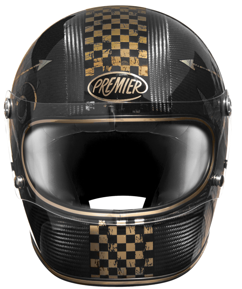 Каска PREMIER TROPHY CARBON NX GOLD CHROMED — снимка 2