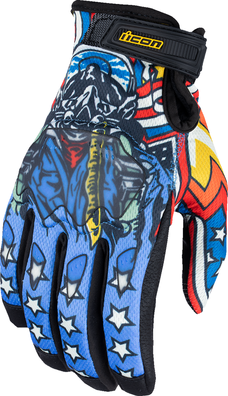 Ръкавици ICON Hooligan™ Flyboy CE BL
