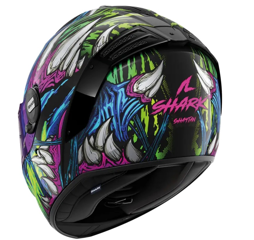 Каска SHARK SPARTAN RS SHAYTAN MULTI — снимка 3