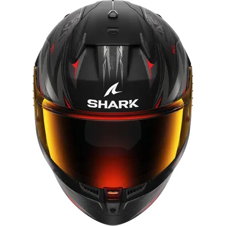 Каска SHARK D-SKWAL 3 BLAST-R MATT BLACK/GREY/RED — снимка 3