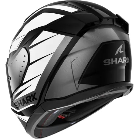 Каска SHARK D-SKWAL 3 SIZLER GLOSS BLACK/GREY/WHITE — снимка 2