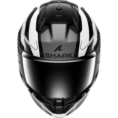 Каска SHARK D-SKWAL 3 SIZLER GLOSS BLACK/GREY/WHITE — снимка 3