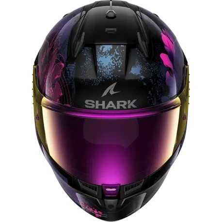 Каска SHARK D-SKWAL 3 LADY MAYFER GLOSS BLACK/VIOLET — снимка 3