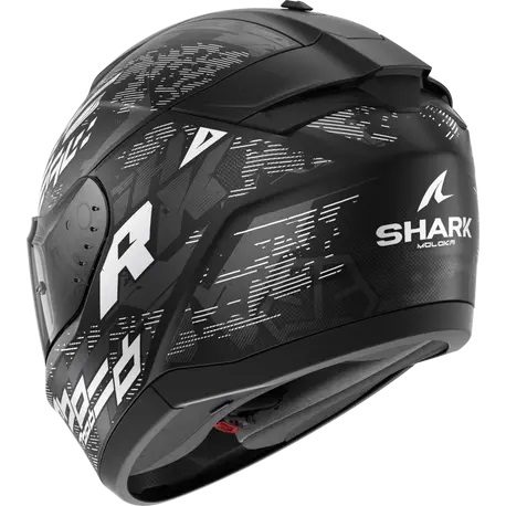 Каска SHARK RIDILL 2 MOLOKAI MATT BLACK/GRAY — снимка 2