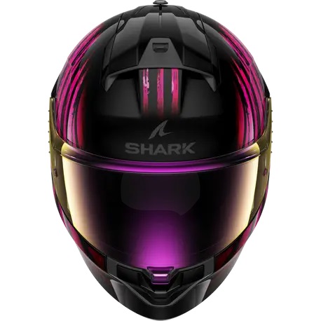 Каска SHARK RIDILL 2 ASSYA GLOSS BLACK/PINK — снимка 3