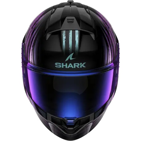 Каска SHARK RIDILL 2 ASSYA GLOSS BLACK/VIOLET — снимка 3