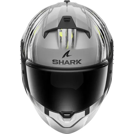 Каска SHARK RIDILL 2 ASSYA GLOSS GREY/BLACK/YELLOW FLUO — снимка 3