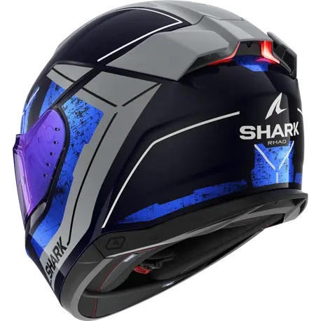 Каска SHARK SKWAL i3 RHAD BLUE/GREY — снимка 2
