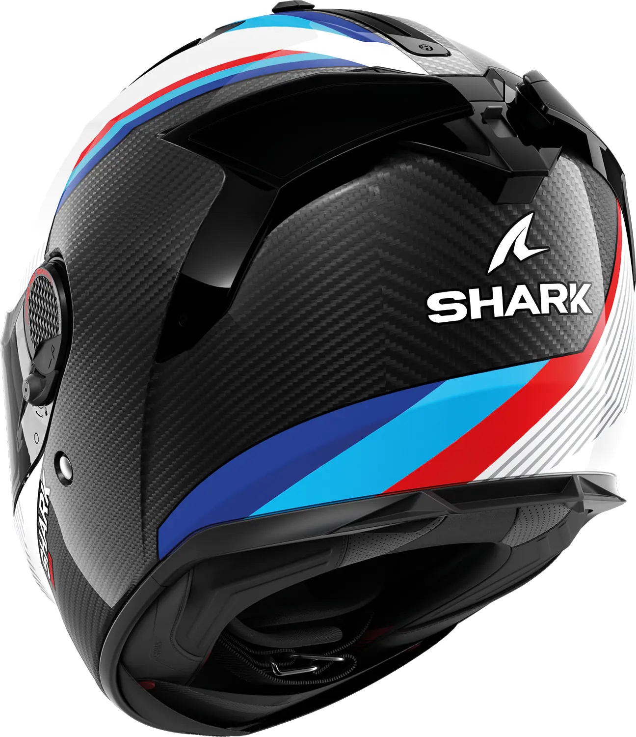 Каска SHARK SPARTAN GT PRO DOKHTA CARBON BLACK/WHITE/RED — снимка 2