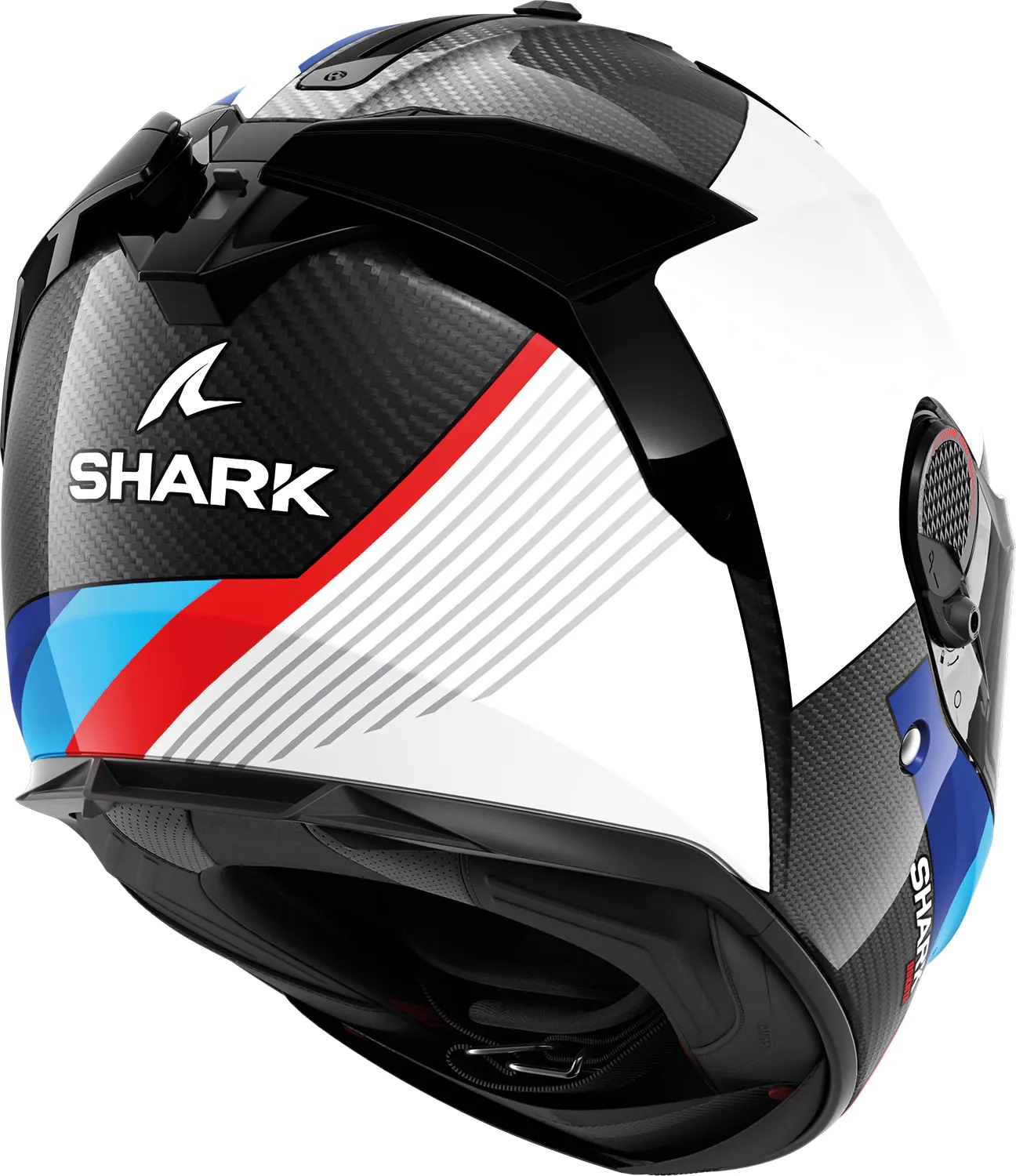 Каска SHARK SPARTAN GT PRO DOKHTA CARBON BLACK/WHITE/RED — снимка 5