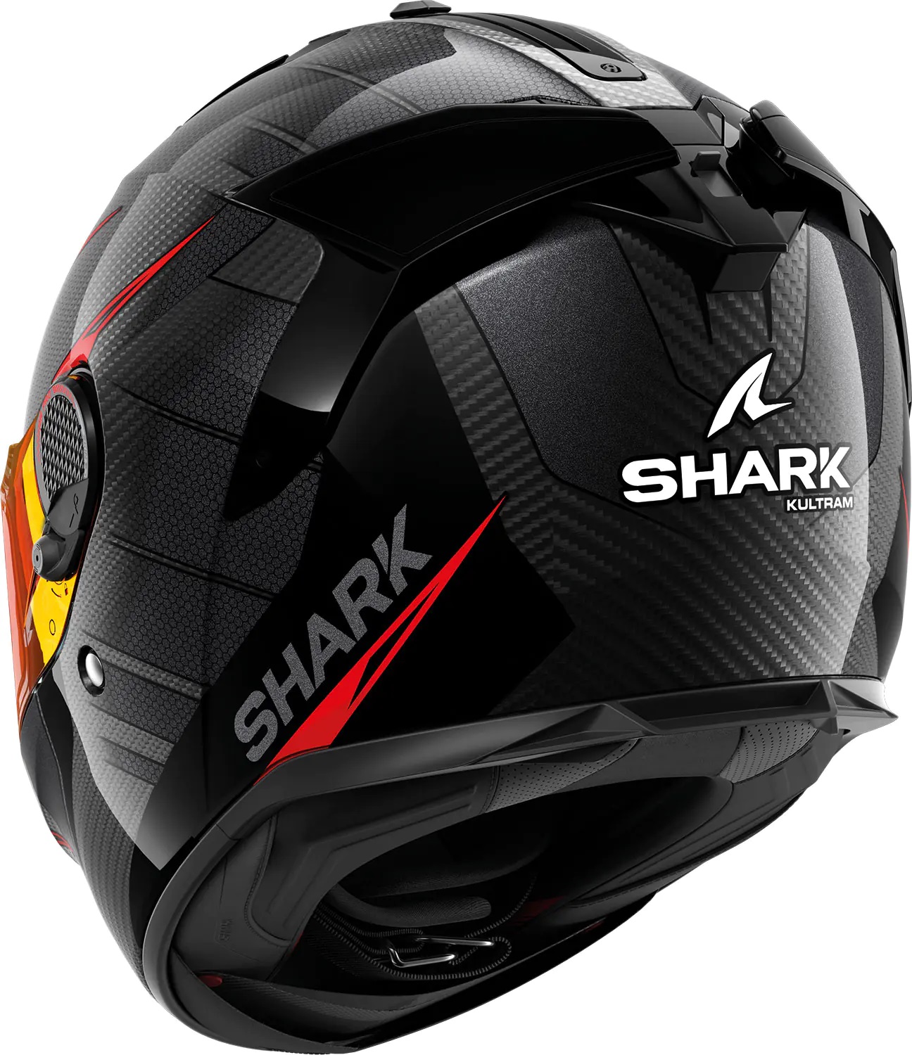 Каска SHARK SPARTAN GT PRO KULTRAM CARBON BLACK/RED — снимка 2