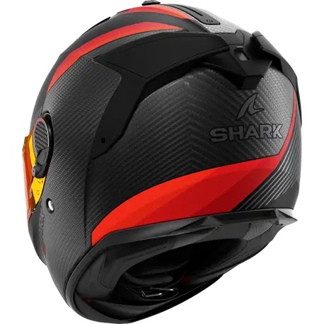 Каска SHARK SPARTAN GT PRO DOKHTA CARBON MATT BLACK/RED — снимка 2