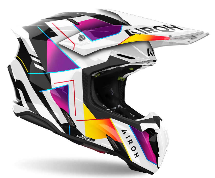 Мотокрос каска AIROH TWIST 3 RAINBOW GLOSS — снимка 2