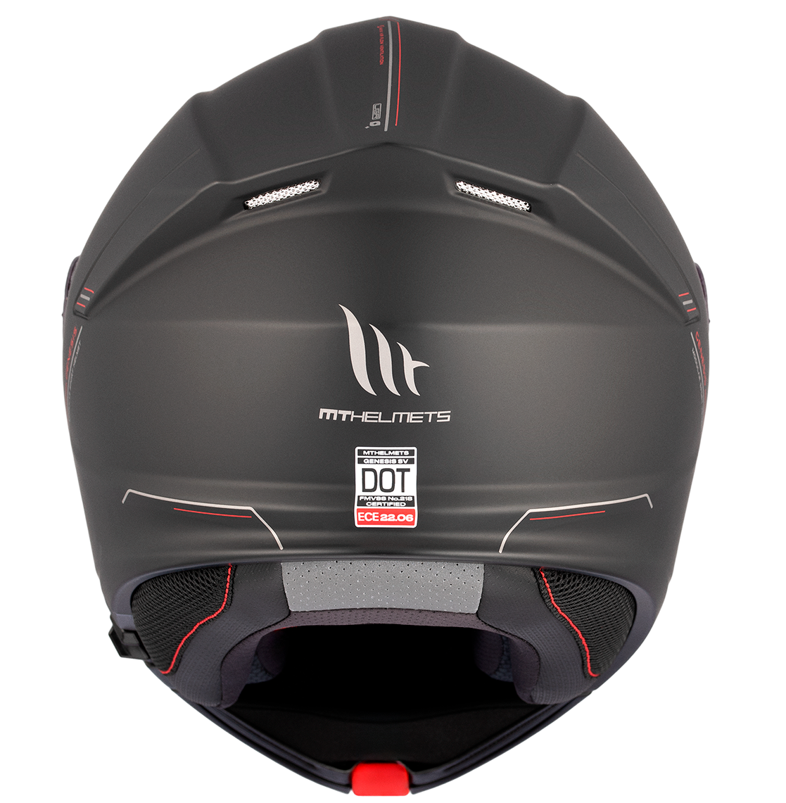 Отваряема каска MT GENESIS A1 BLACK MATT — снимка 6